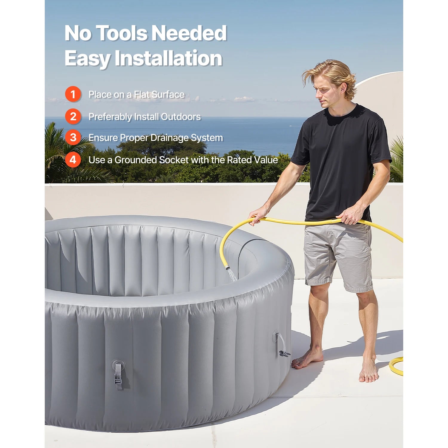 Wanna z hydromasażem, jacuzzi nadmuchiwane
